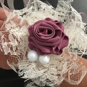 Handmade wrist corsage